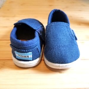 Tom's Blue Canvas Shoe~3